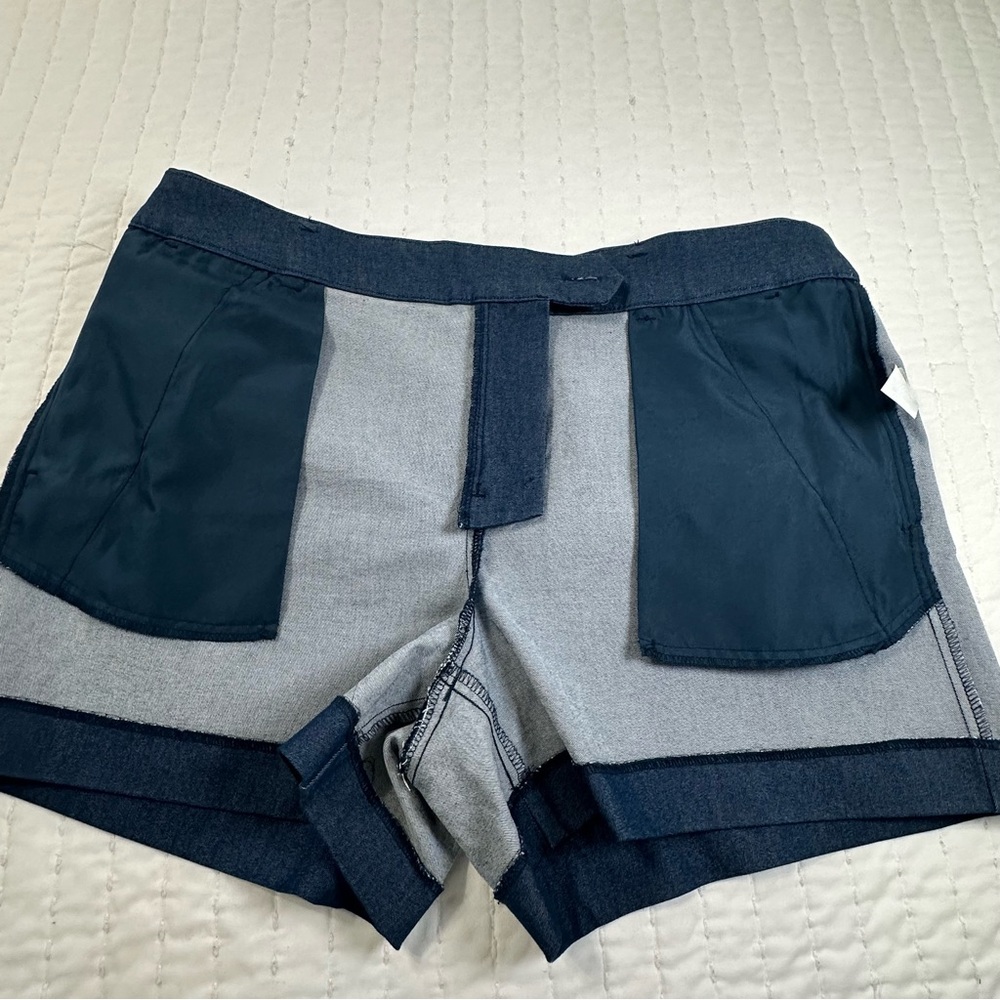 LOFT The Riviera Shorts in Refine Denim High Waist in Blue - Picture 15 of 15